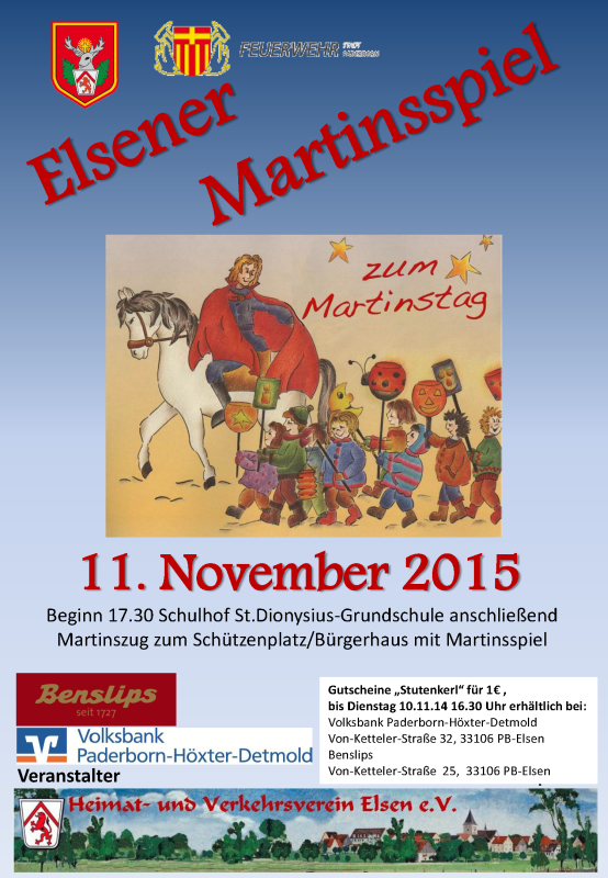Plakat St. Martin 2015
