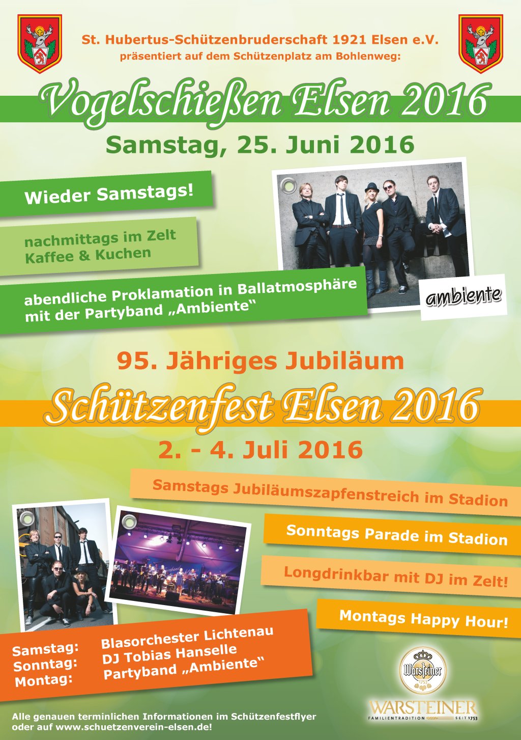 Schützenfest-Plakat 2016